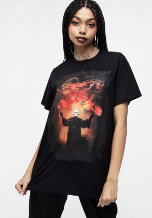 Disturbia Frazetta Devil's Generation Krátké Sleeve T-Shirt | SX6903854