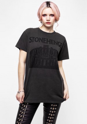 Disturbia Henge Krátké Sleeve T-shirt | WI6910837