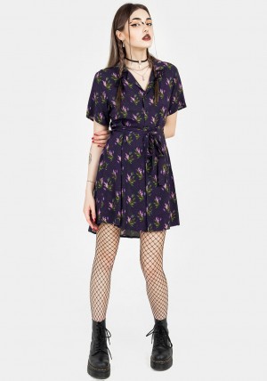 Disturbia Petra Mini Shirt Šaty | EC8650392