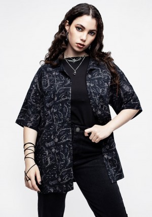 Disturbia Realm Krátké Sleeve Shirt | BP2530419