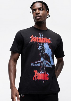 Disturbia Satanic Panic Unisex T-Shirt | YO0395861