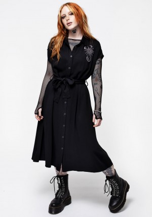 Disturbia Serket Relaxed Midi Šaty | WQ5396701