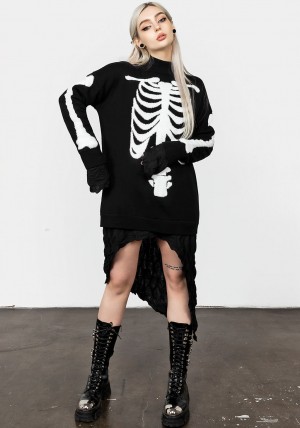 Disturbia Skeletus Oversized Jumper | OS6259871