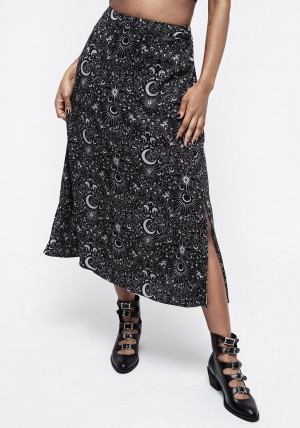 Disturbia Stellaluna Button Side Split Skirt | ZI1894235