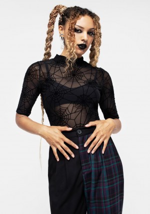 Disturbia Venom Mesh Top | QL5436298