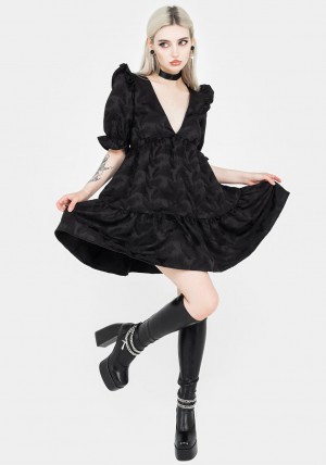 Disturbia Violenta Mini Smock Šaty | ZH1278903