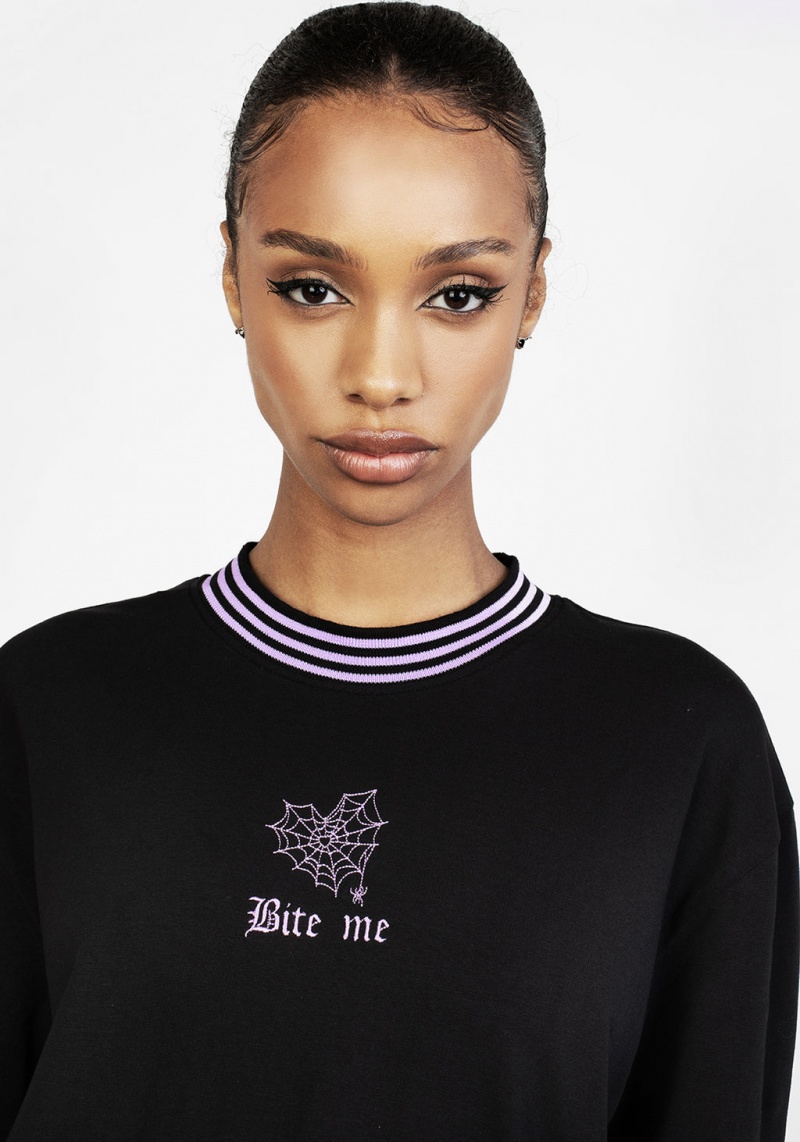 Disturbia Bite Me Oversized T-Shirt | AX8475963