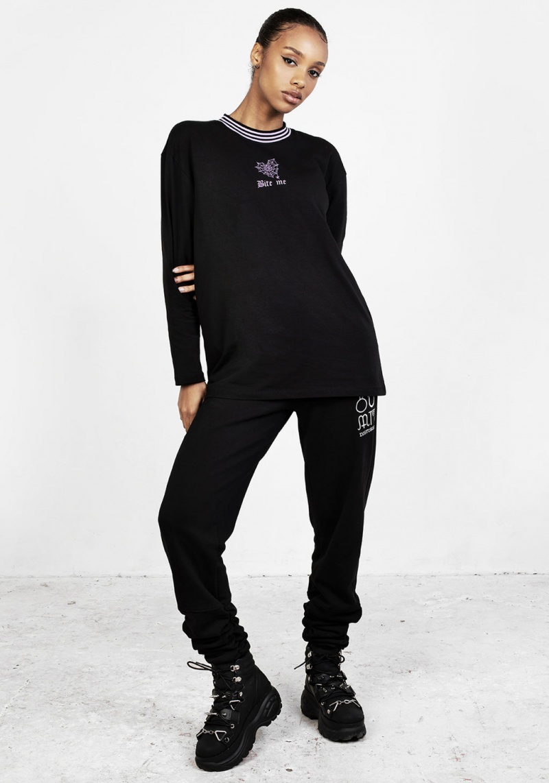 Disturbia Bite Me Oversized T-Shirt | AX8475963