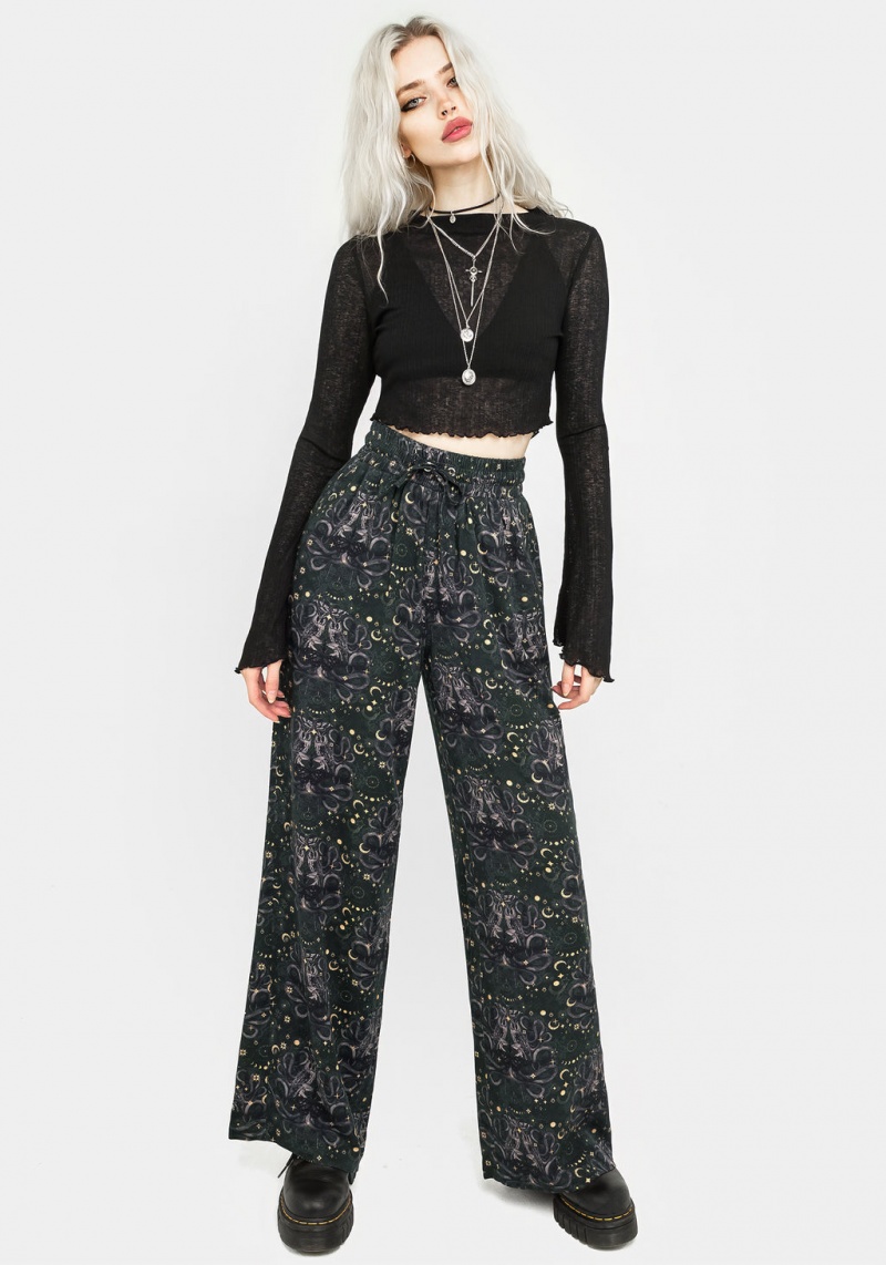 Disturbia Cailleach Široké Leg Trousers | EK3952687