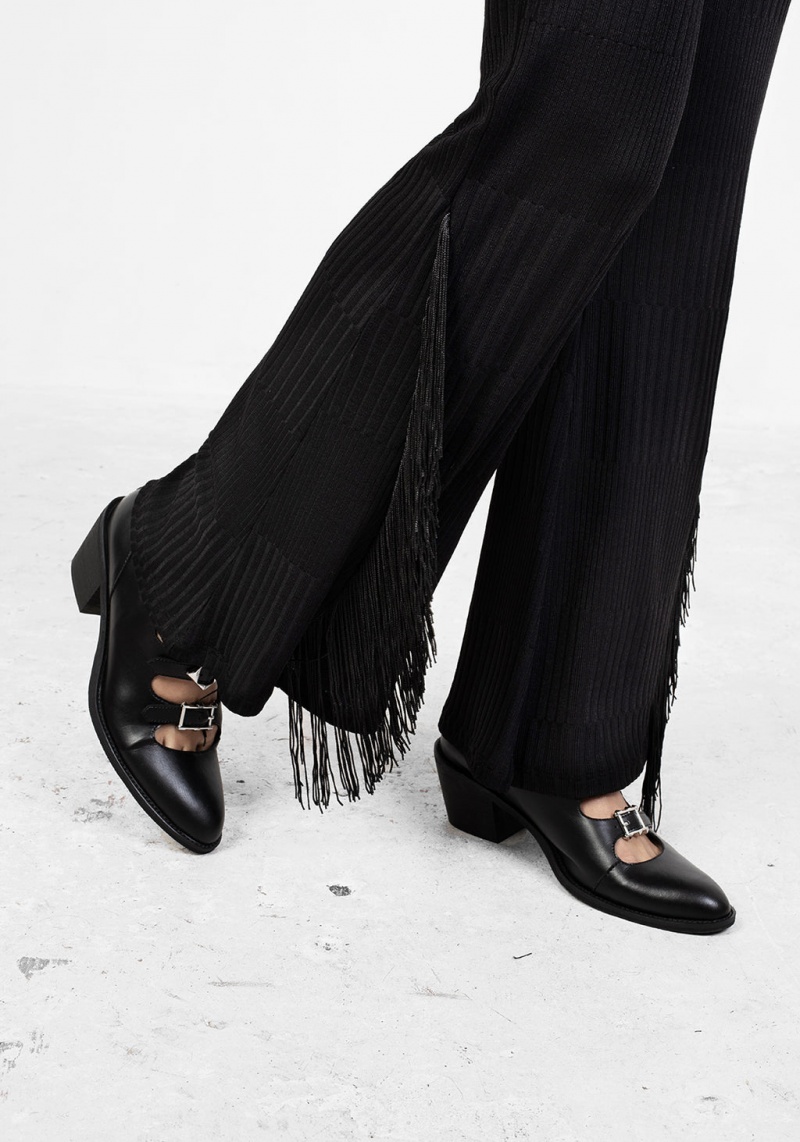 Disturbia Coyote Fringed Jersey Flares | VI5729483