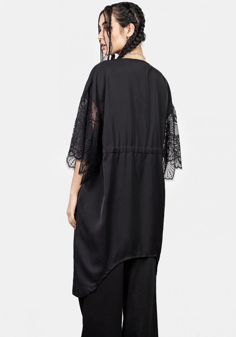 Disturbia Departed Krajkové Sleeve Kimono | MC9837065