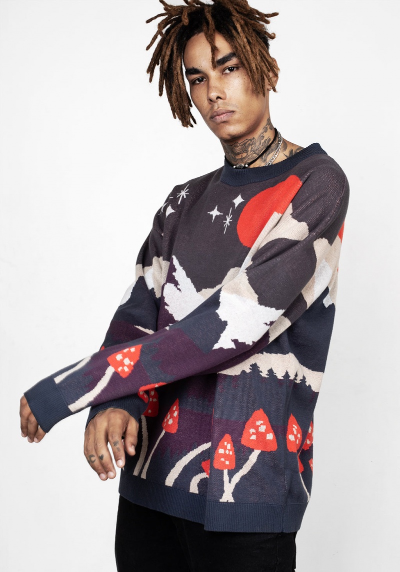 Disturbia Faraway Unisex Mock Neck Jumper | ON4679538