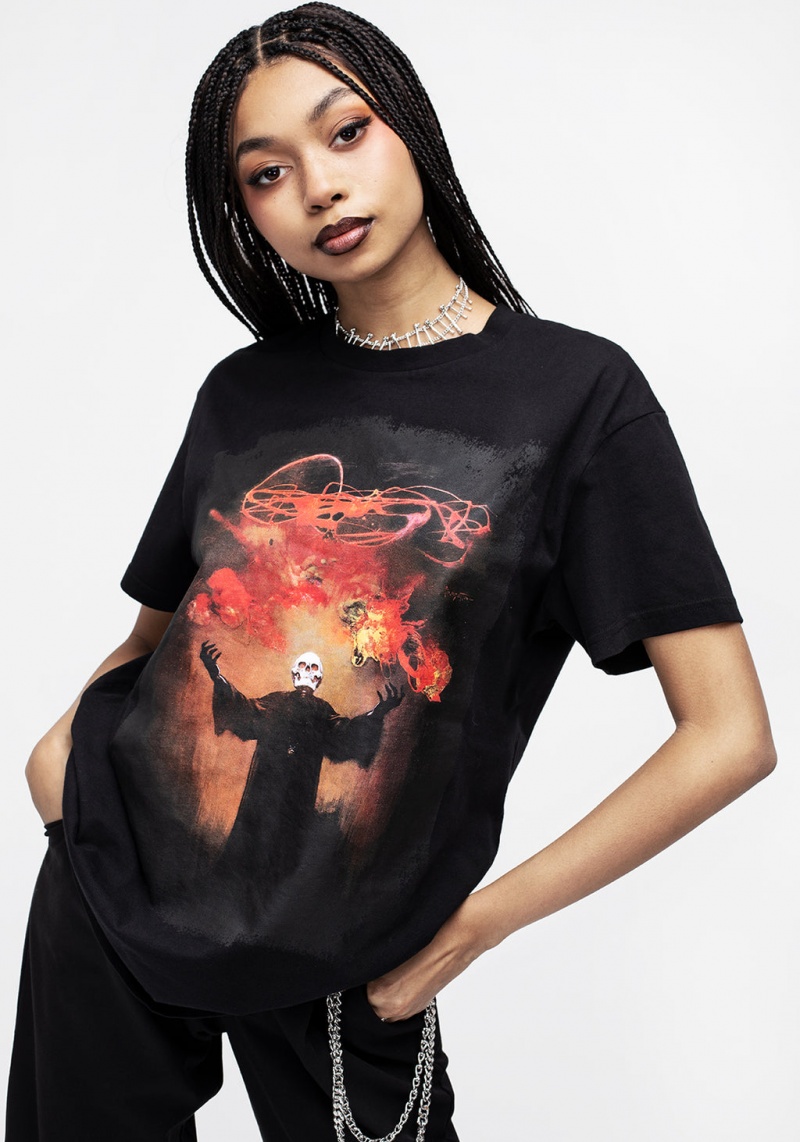 Disturbia Frazetta Devil's Generation Krátké Sleeve T-Shirt | SX6903854