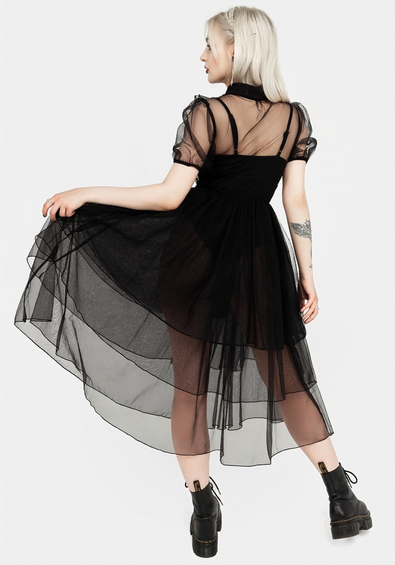 Disturbia Headhunter Frill Yoke Gown | IH7182493