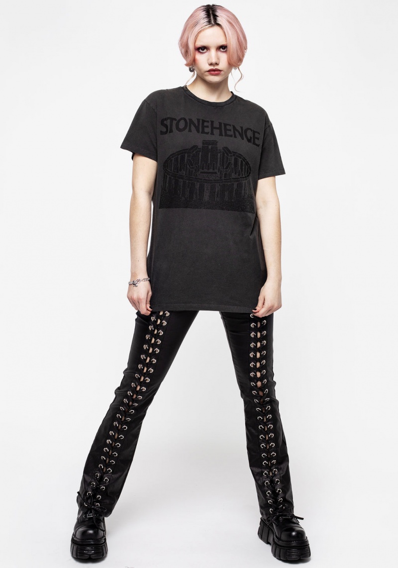 Disturbia Henge Krátké Sleeve T-shirt | WI6910837