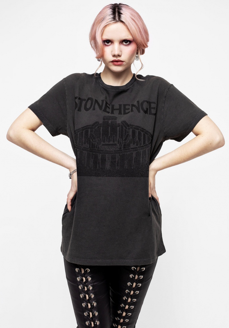 Disturbia Henge Krátké Sleeve T-shirt | WI6910837