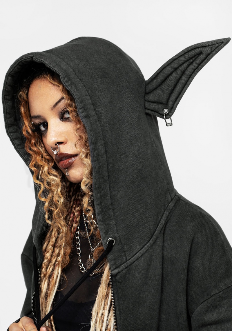 Disturbia Hermit Ear Hoody | SP6298013