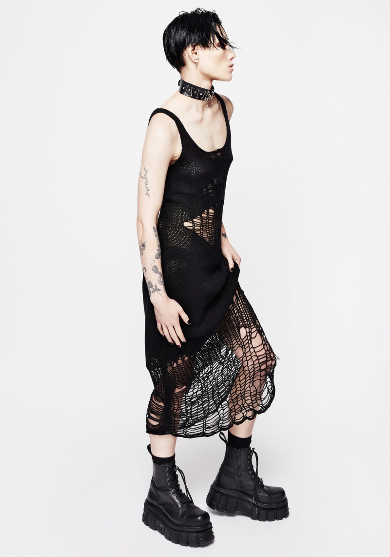 Disturbia Malice Knit Šaty | RH1268049