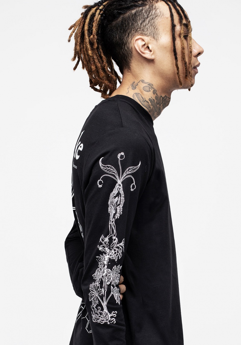 Disturbia Mandrake Long Sleeve Cuffed Tee | HM6705194