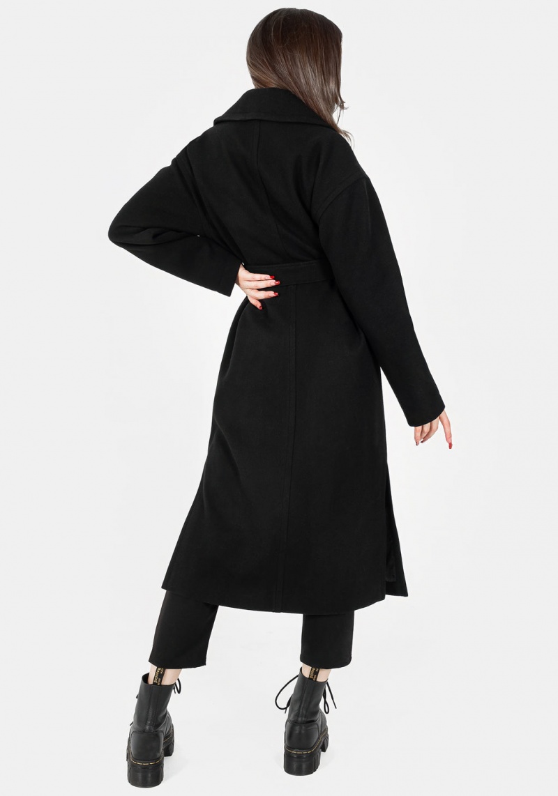 Disturbia Meltdown Oversized Coat with Brooch | EW1659824