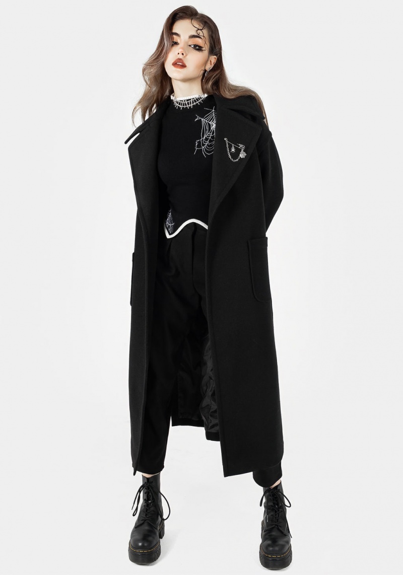 Disturbia Meltdown Oversized Coat with Brooch | EW1659824