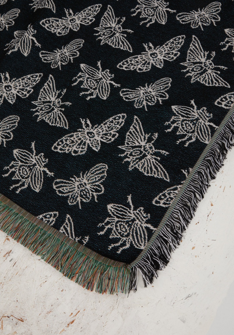 Disturbia Mortmoth Woven Blanket | NA1264950