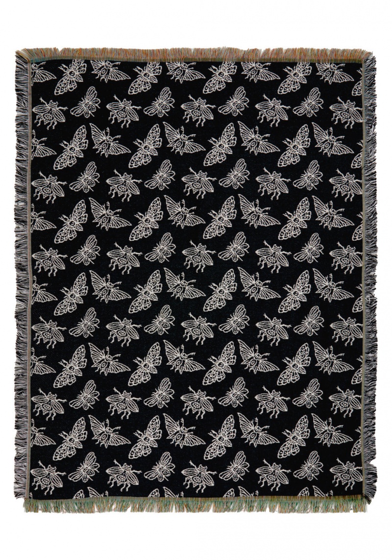 Disturbia Mortmoth Woven Blanket | NA1264950