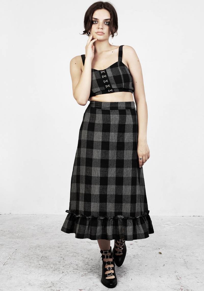 Disturbia Nyctophilia Midi Skirt | HJ6413852