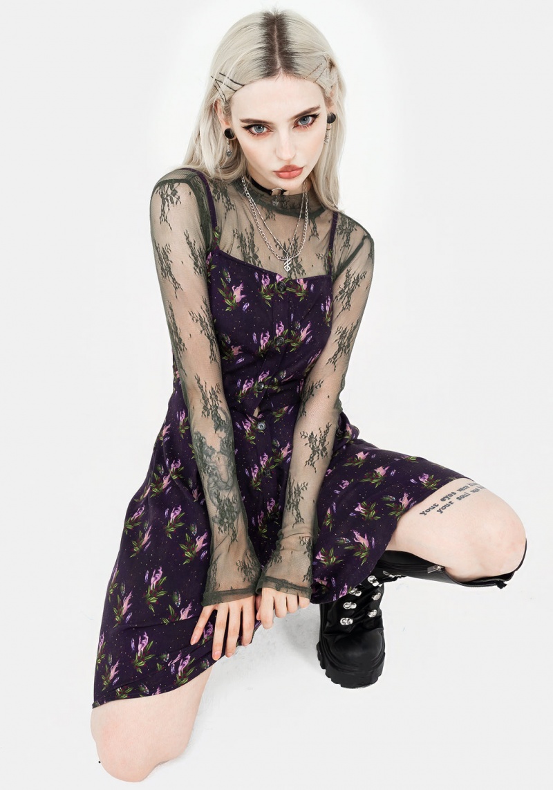 Disturbia Petra Button Up Cami Šaty | HL0231479