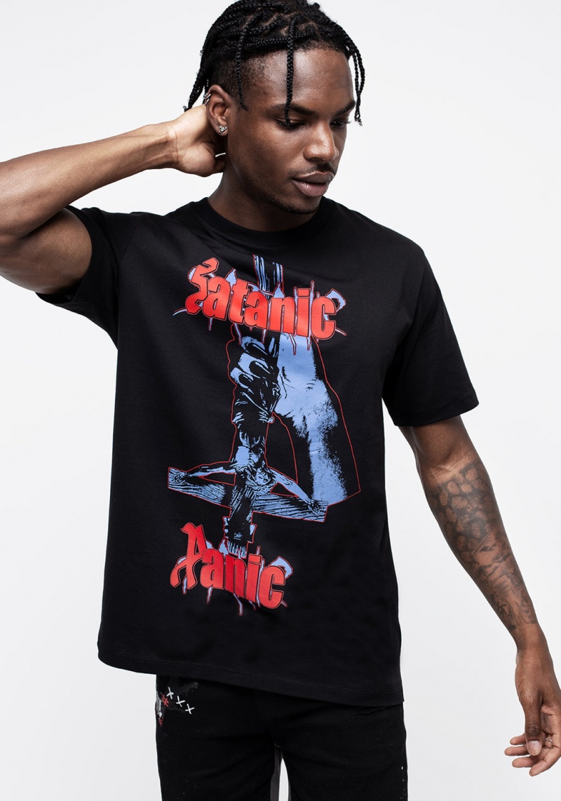 Disturbia Satanic Panic Unisex T-Shirt | YO0395861