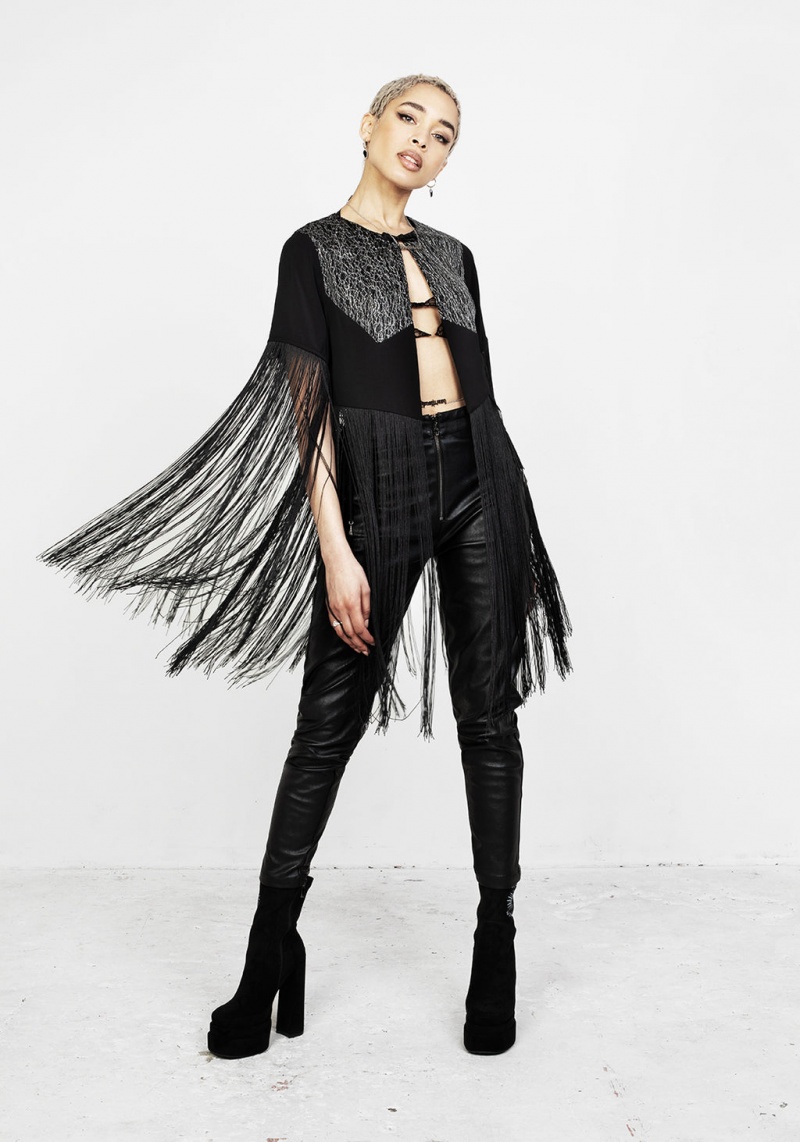 Disturbia Sharona Fringed Bolero Jacket | UC6019857