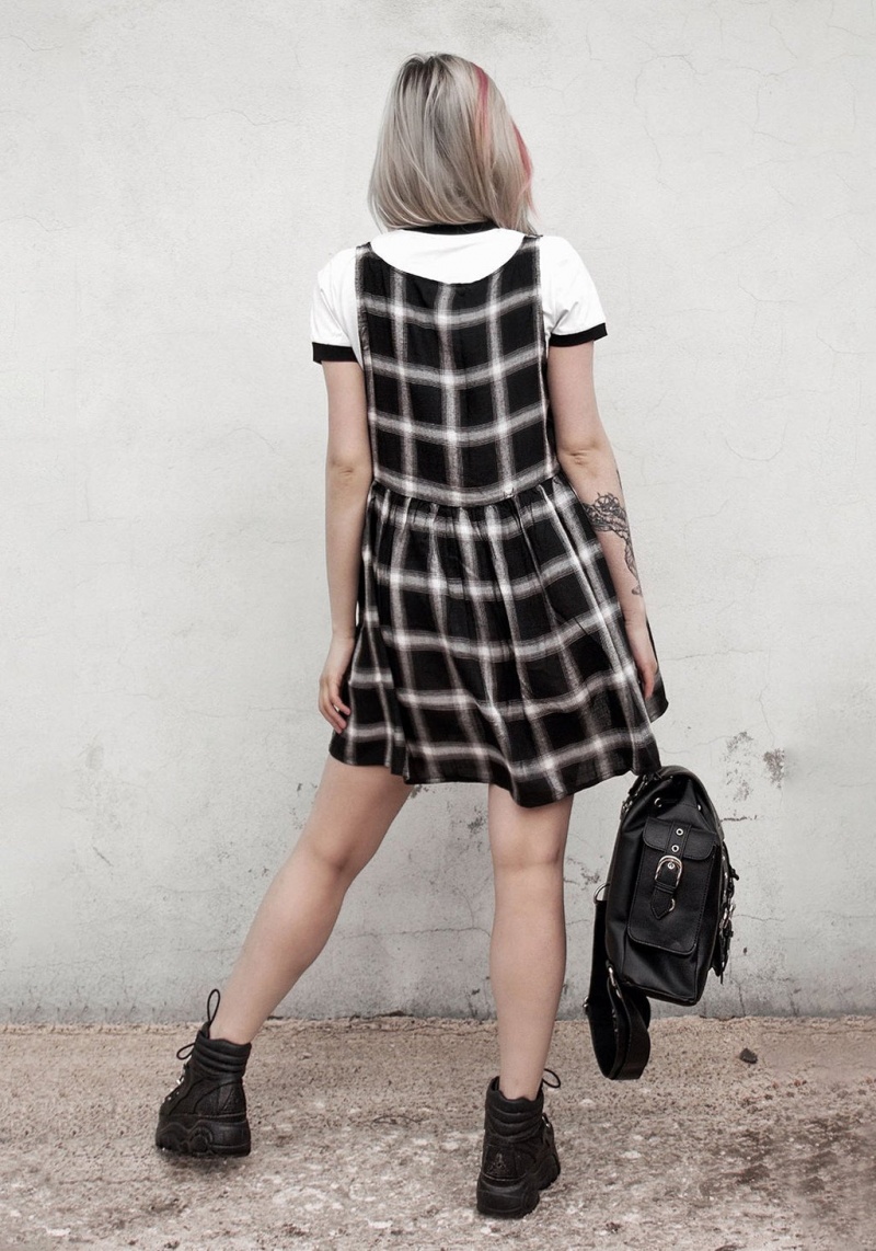 Disturbia Singles Plaid Šaty | LC2690815