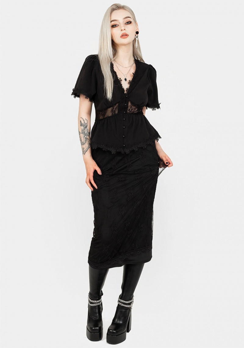 Disturbia Torment Angel Sleeve Top | DG4612905