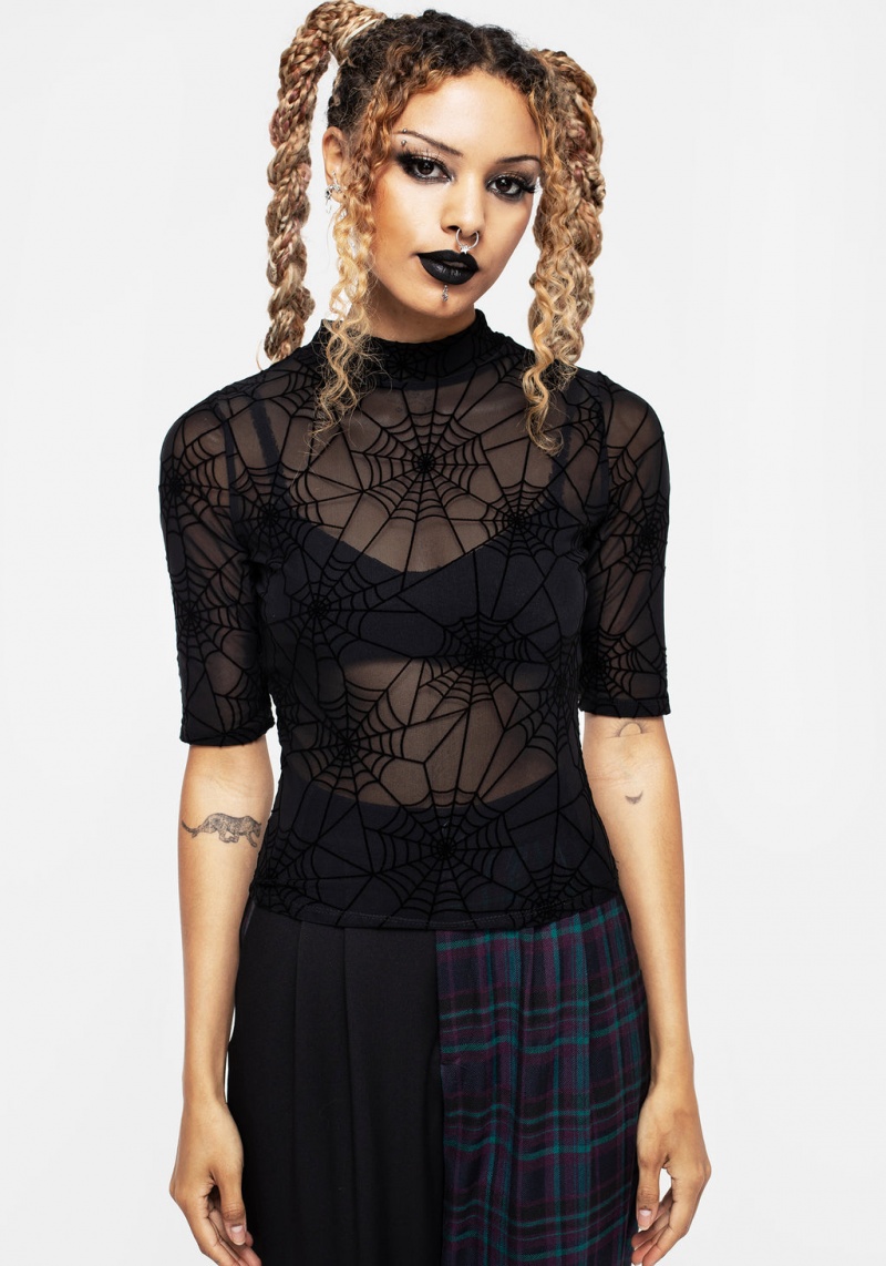 Disturbia Venom Mesh Top | QL5436298