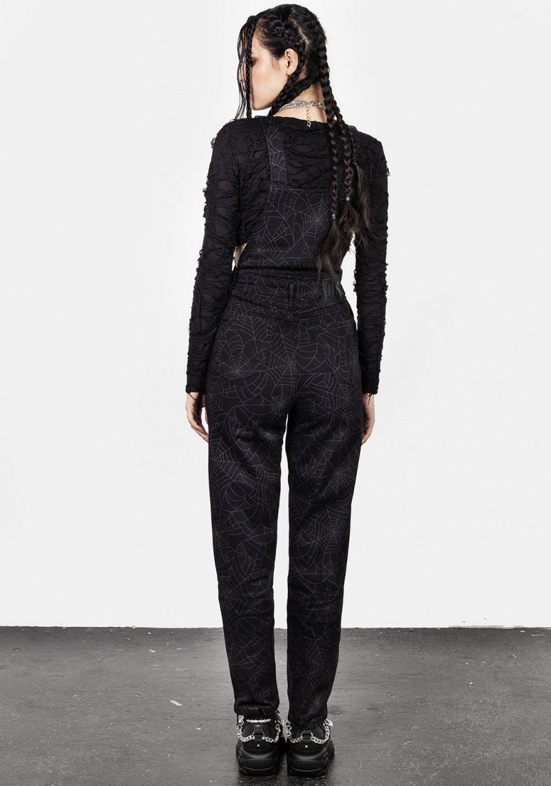 Disturbia Venom Mom Dungarees | TI1390578