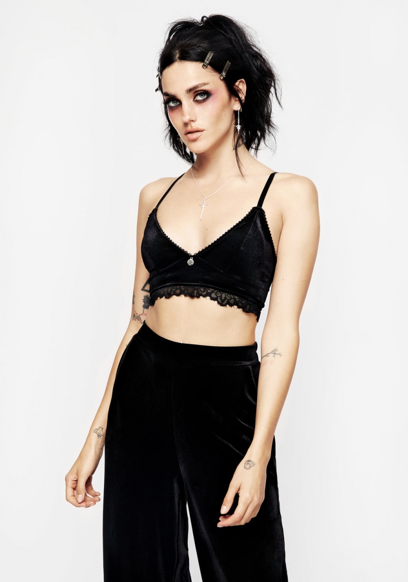 Disturbia Venus Velour Charm Bralet | TN4568207