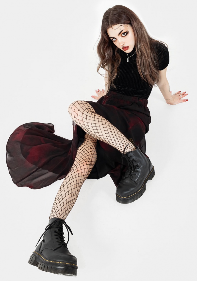 Disturbia Vesta Chiffon Handkerchief Hem Midaxi Skirt | WV2734895