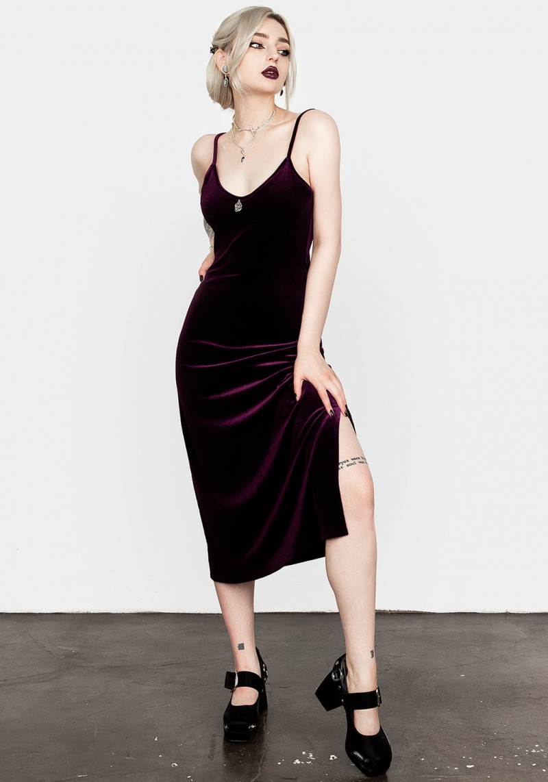 Disturbia Winona Midi Slip Šaty | SB1360287